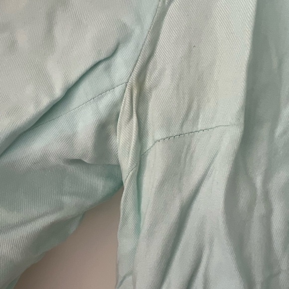 Aritzia Talula light turquoise blazer | size 4 - Picture 4 of 4